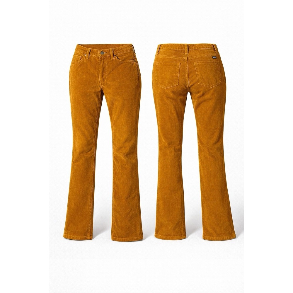 Patagonia Pants Women Brown Organic Cotton Corduroys Straight Stretch